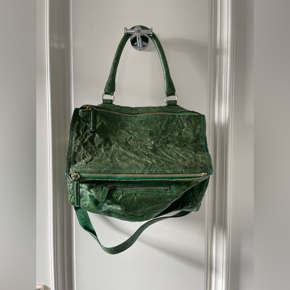 Authentic Givenchy Distressed Leather Pandora Bag- size Medium - Picture 1 of 7